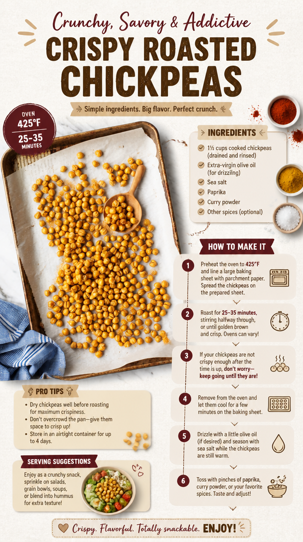 Crispy Roasted Chickpeas