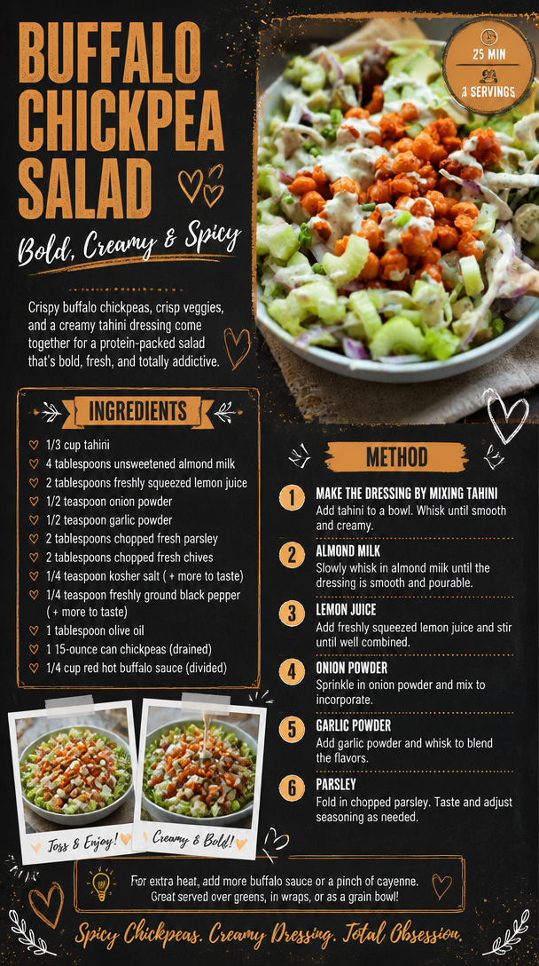 Buffalo Chickpea Salad