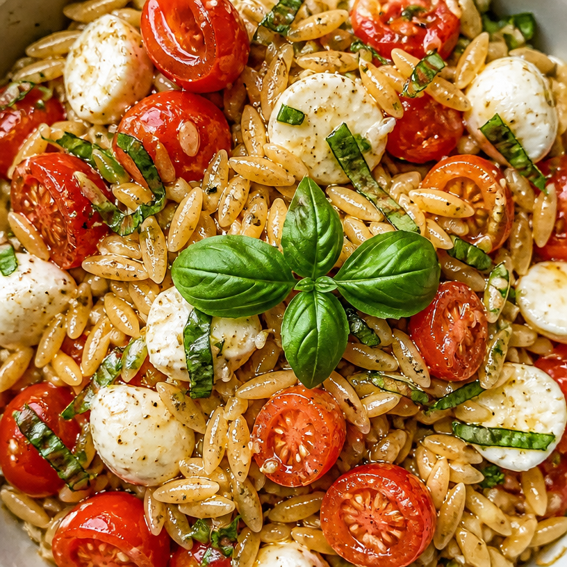 Caprese Orzo Salad