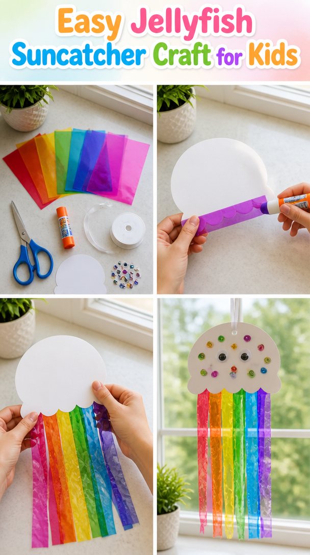 Jellyfish Suncatcher Craft