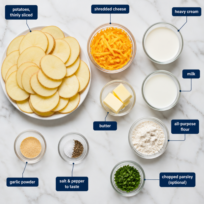 Cheesy Au Gratin Potatoes