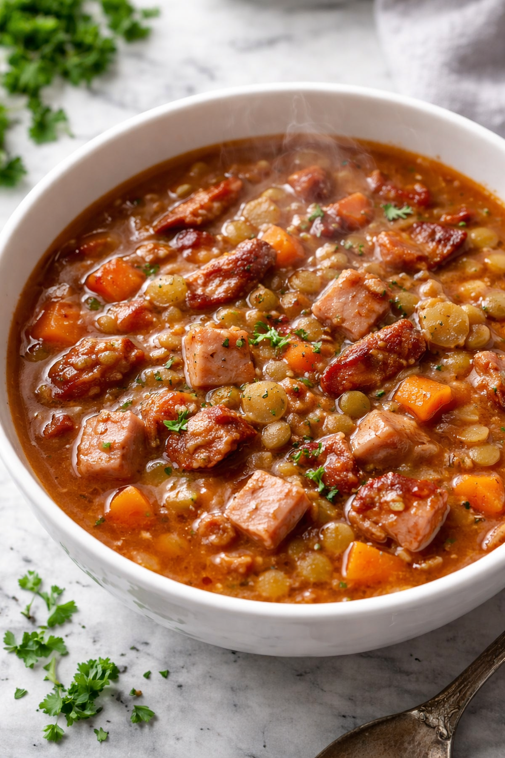 Ham and Lentil Soup