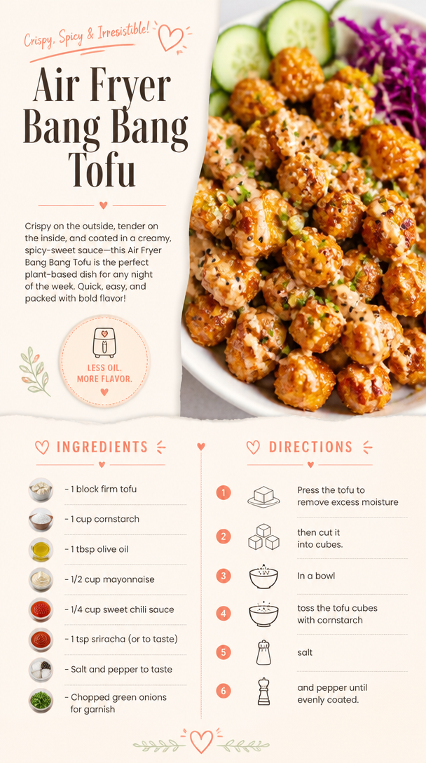 Air Fryer Bang Bang Tofu