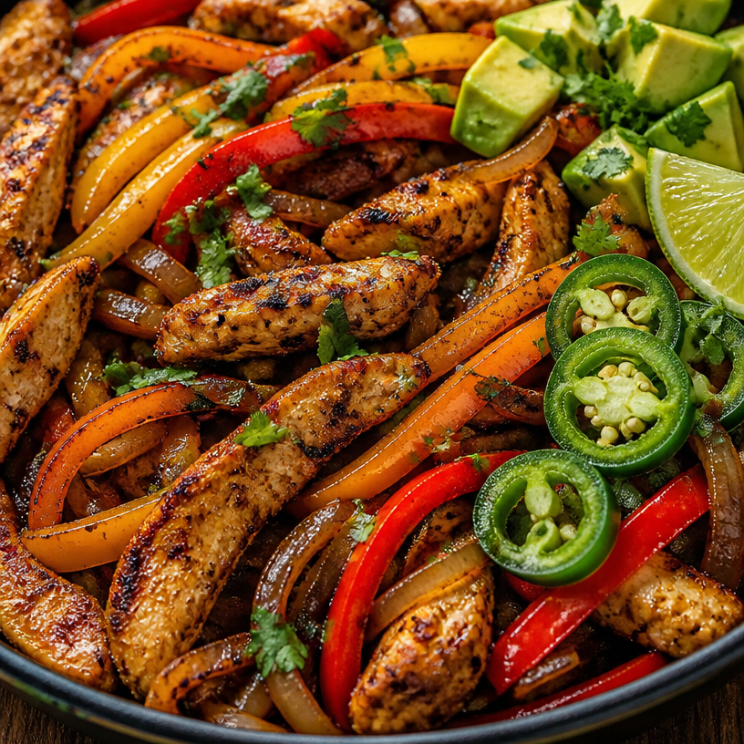 Easy Grilled Chicken Fajitas