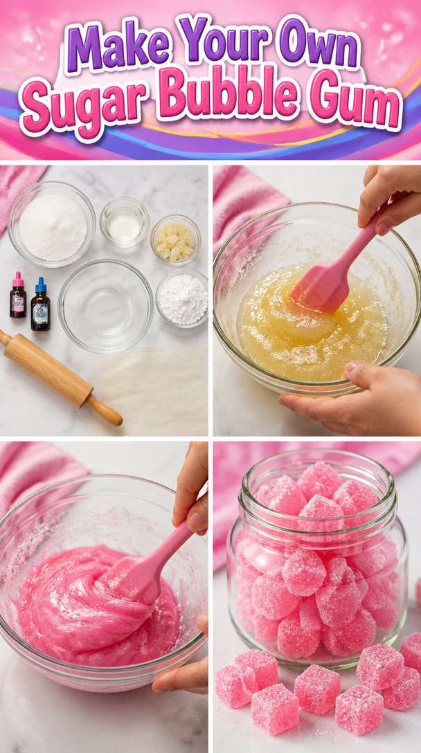 Making Your Own Sugar Bubble Gum