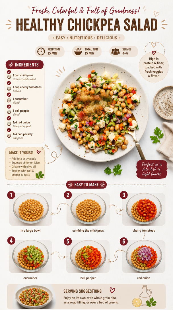 Healthy Chickpea Salad