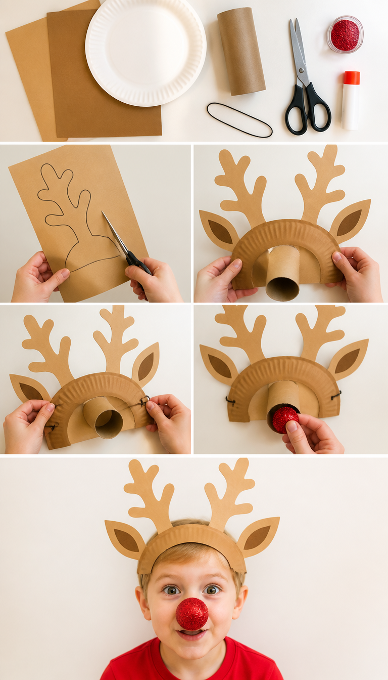 Best Printable Reindeer Antlers Template For Kids - Kids Craft Room