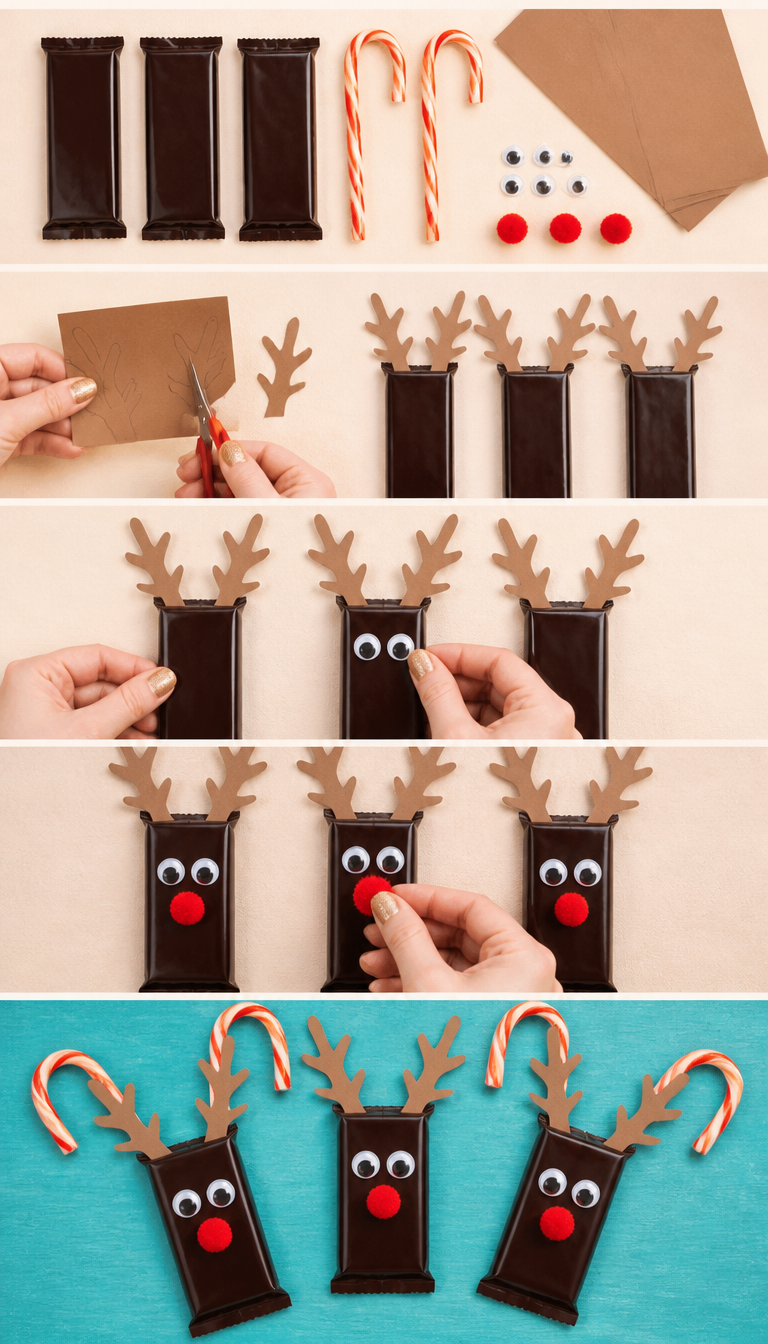 Candy Cane Reindeer