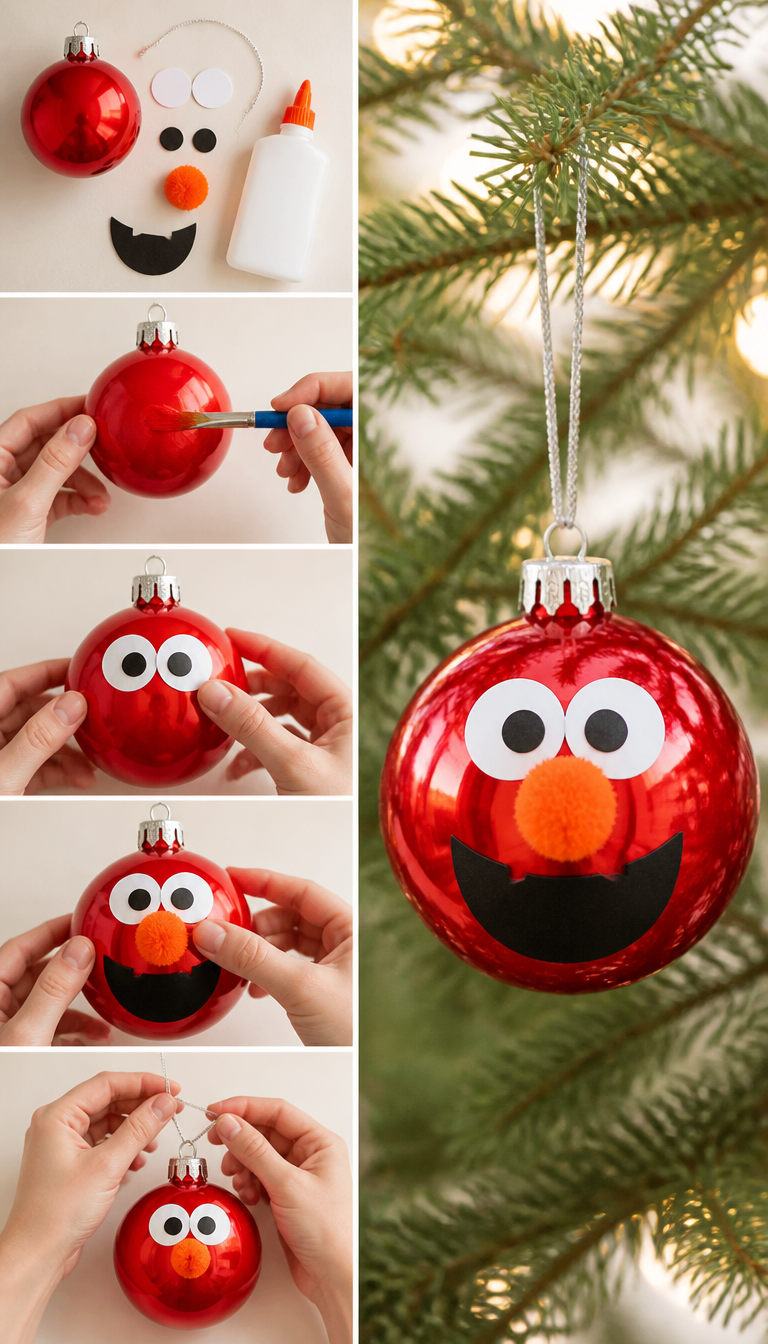 Kids’ DIY Christmas Ornaments - Crazy Little Projects