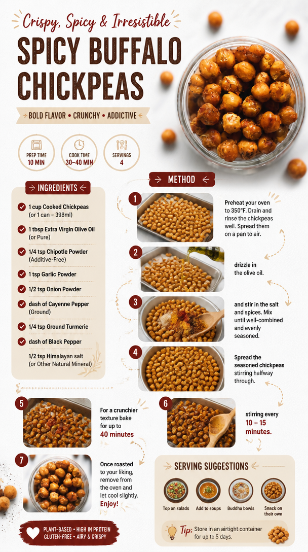 Spicy Buffalo Chickpeas