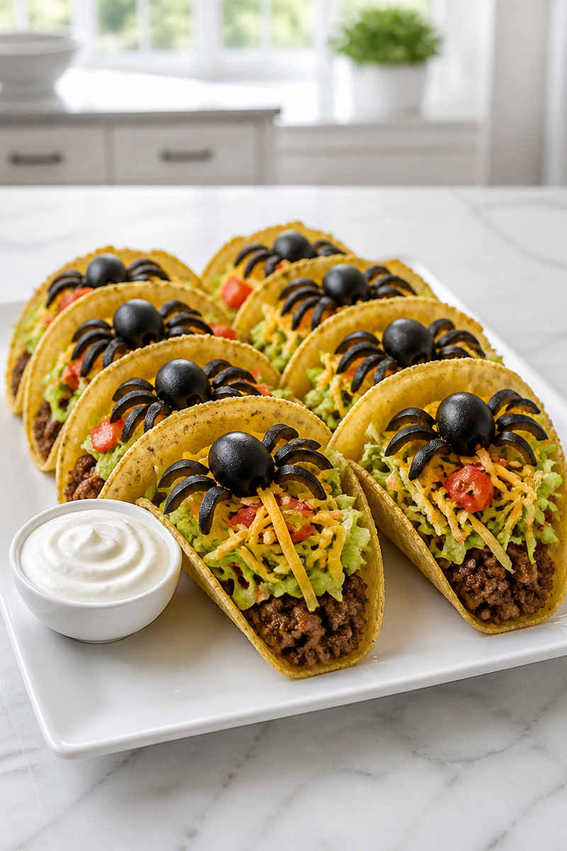 Creepy Crawly Spider Taco Tuesday