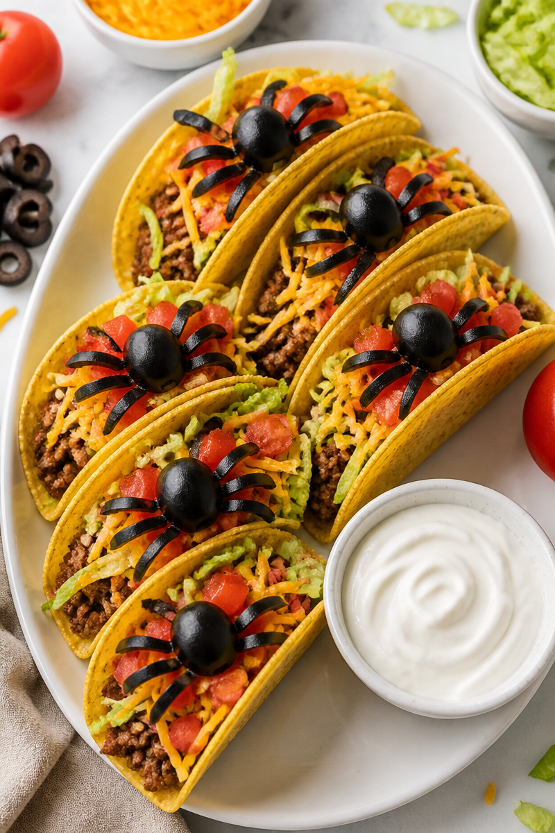 Creepy Crawly Spider Taco Tuesday