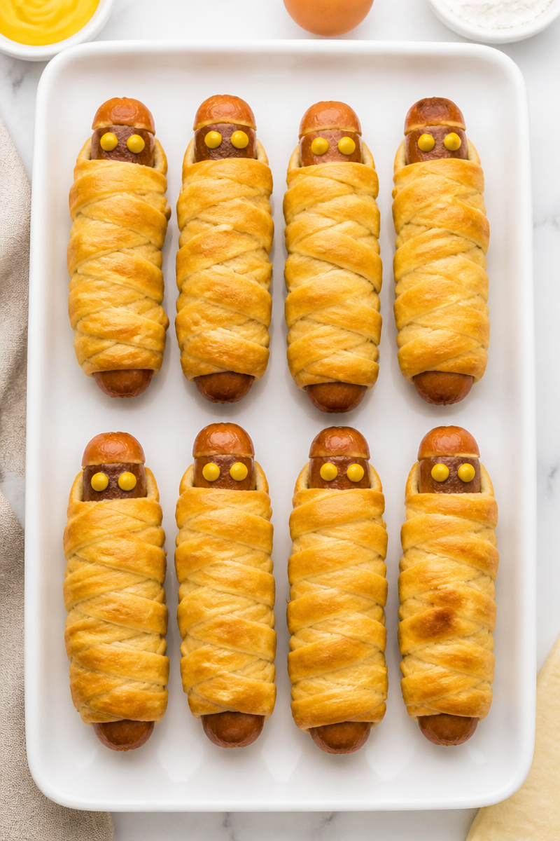 Mummy Breakfast Sausage Roll-Ups Recipe