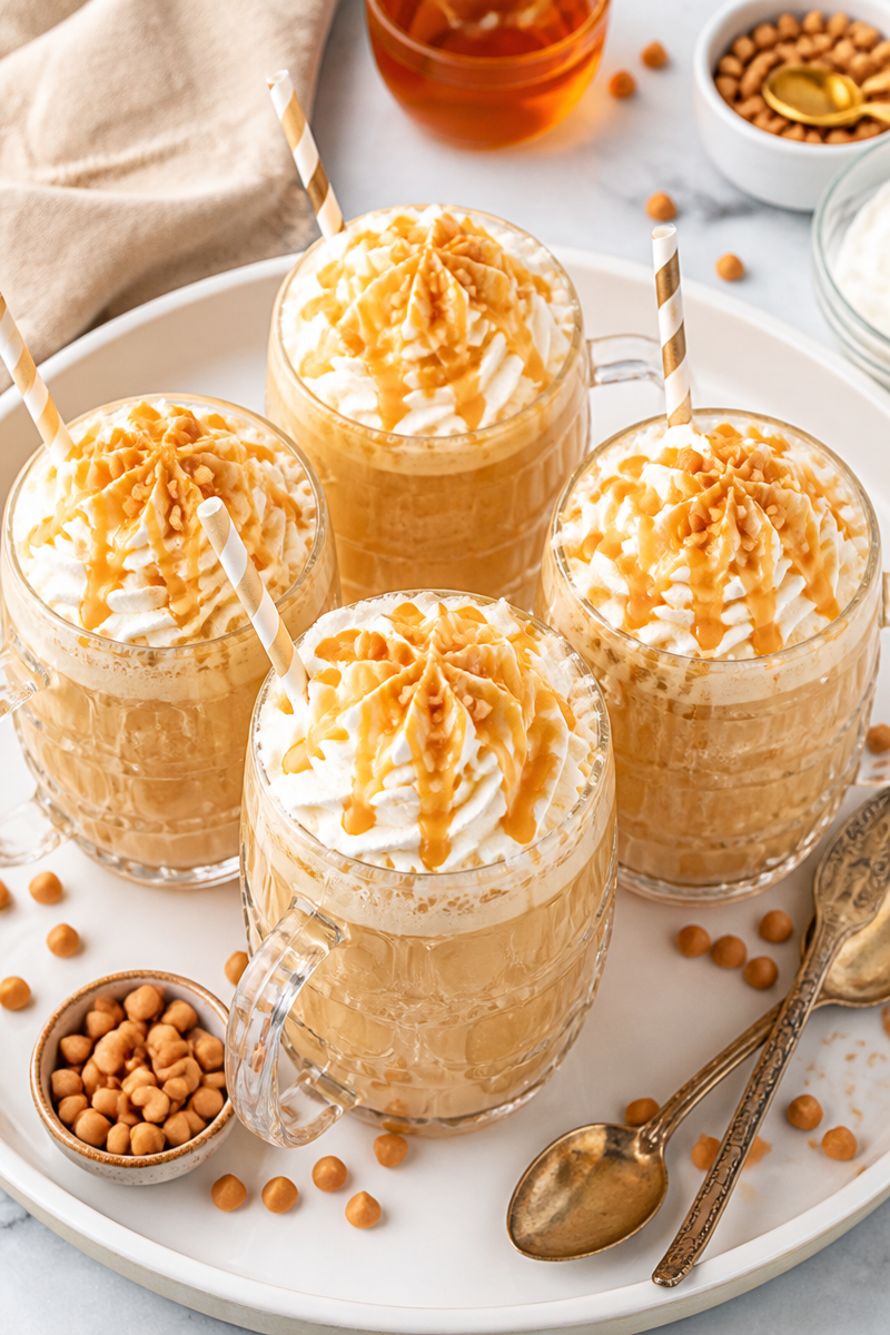 Spooky Halloween Butterbeer Copycat Drink