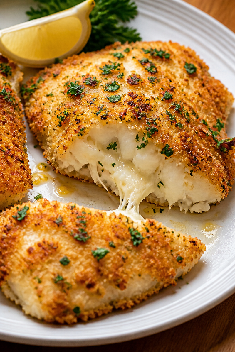 Parmesan Crusted Tilapia