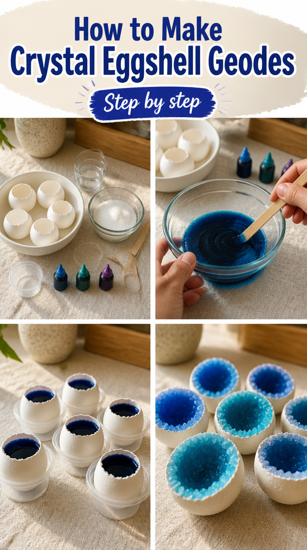 Making Crystal Eggshell Geodes