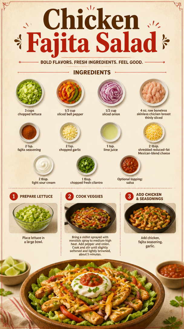 Chicken Fajita Salad