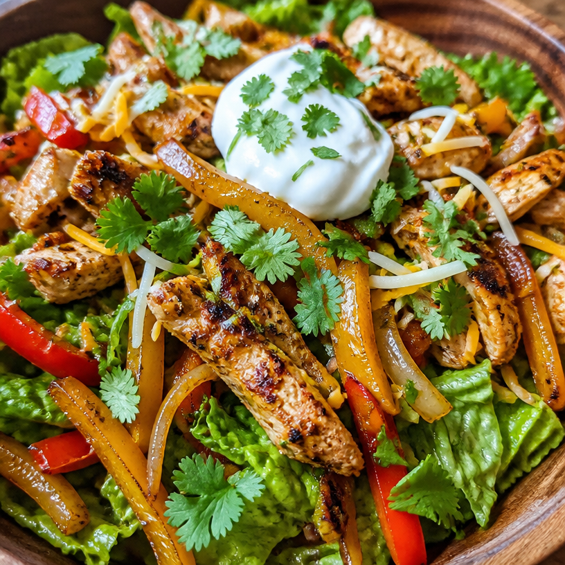 Chicken Fajita Salad