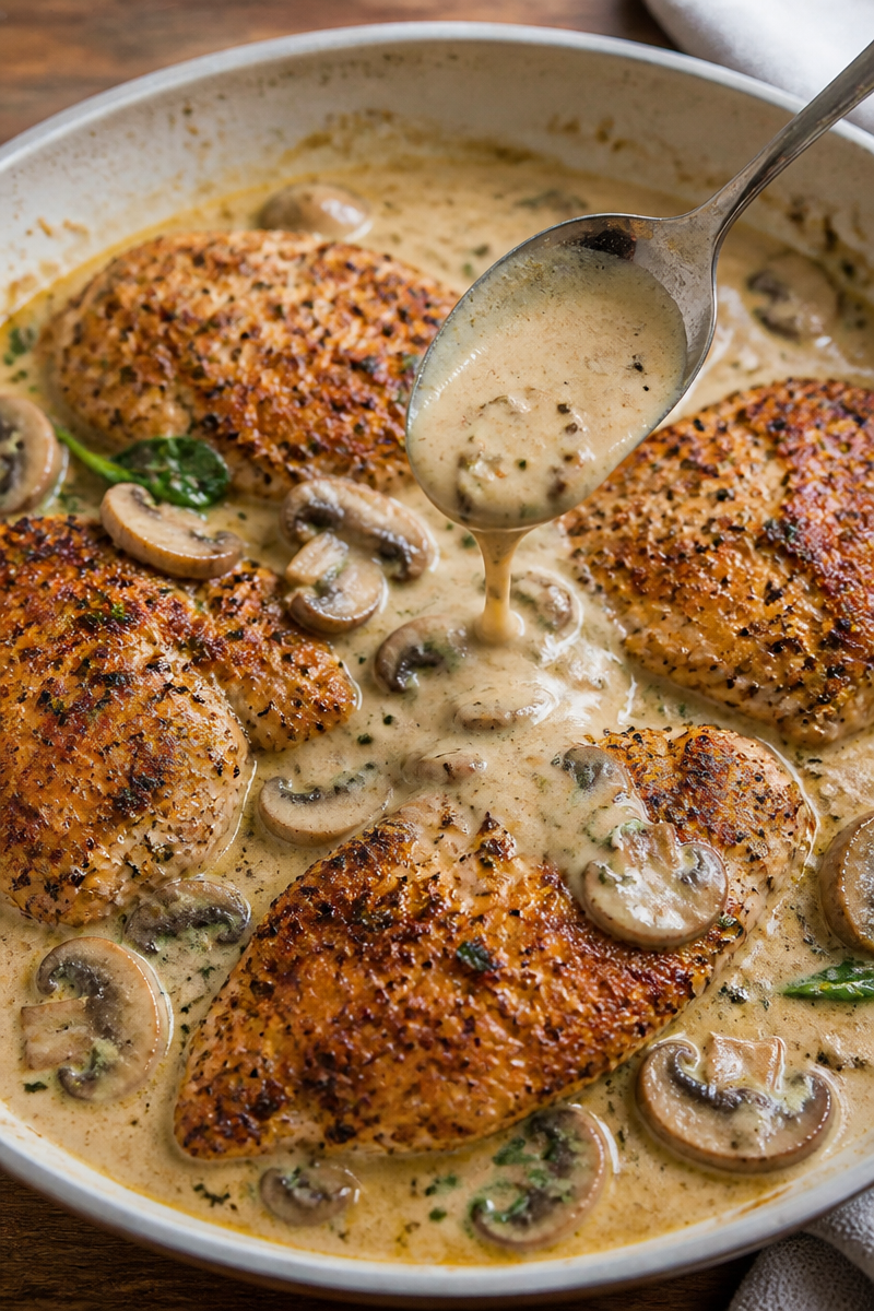 Creamy Mushroom Chicken