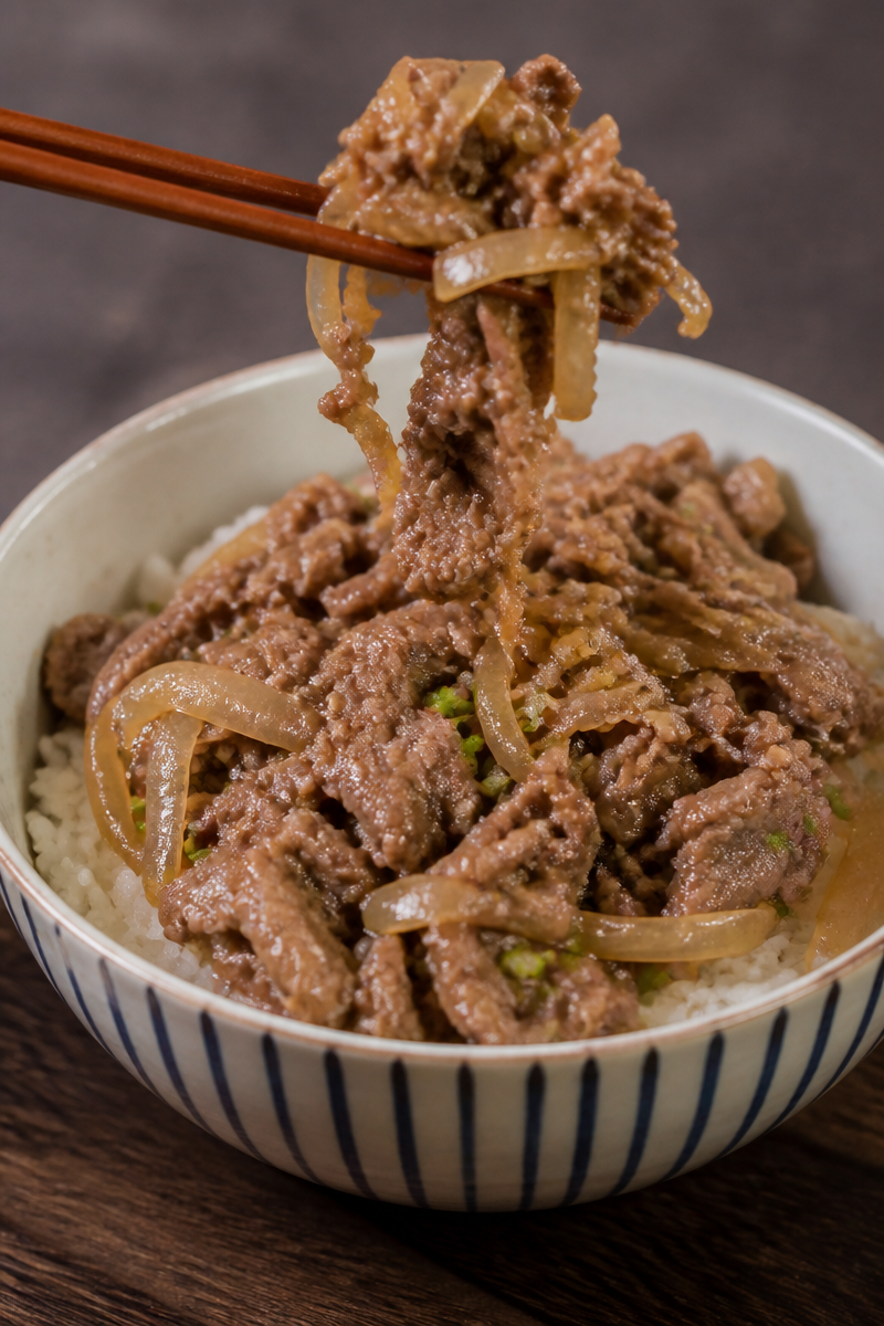 Gyudon (Japanese Beef Bowl)
