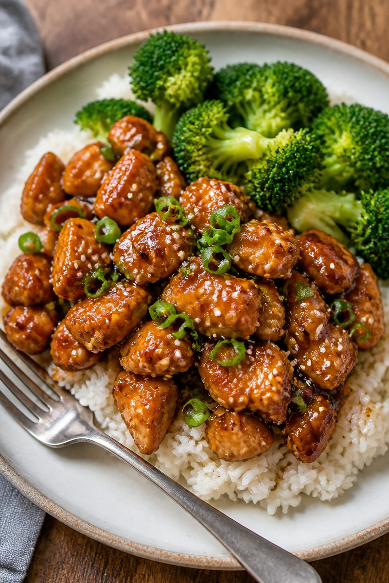 Healthy Sesame Chicken