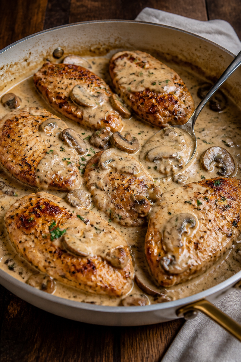 Creamy Mushroom Chicken