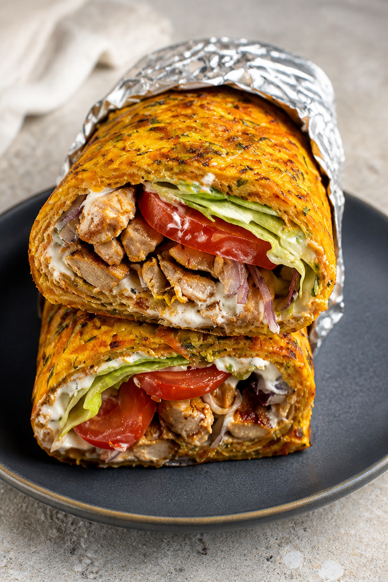 Low-Carb Gyro Wrap