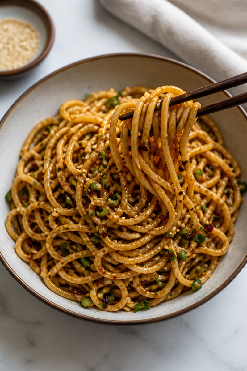 Garlic Sesame Noodles