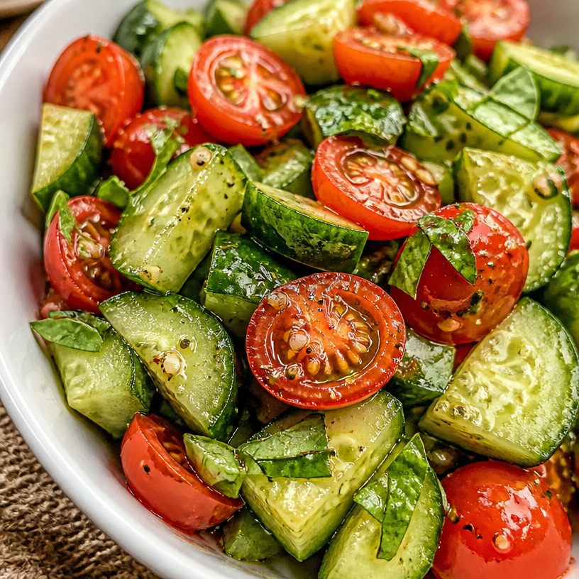 Cucumber Tomato Salad Recipe