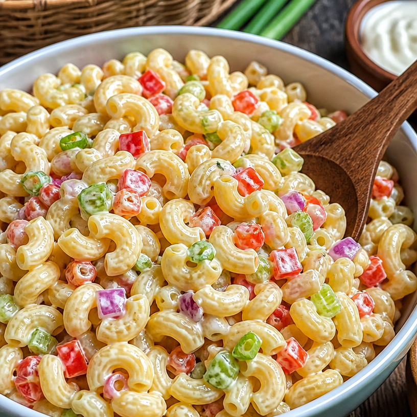 Rainbow Macaroni Salad