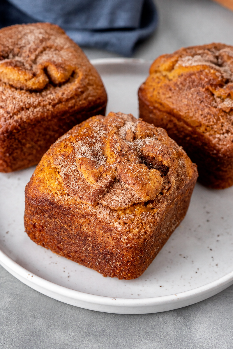 Small Batch Cinnamon Swirl Pumpkin Bread