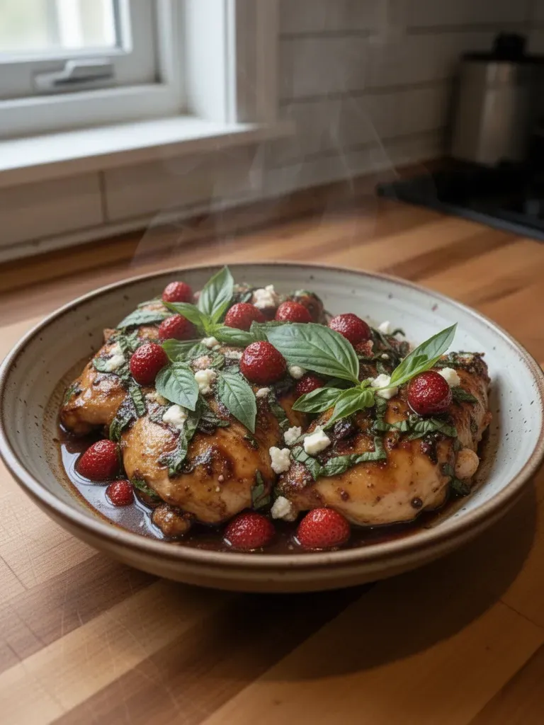 Strawberry Basil Chicken