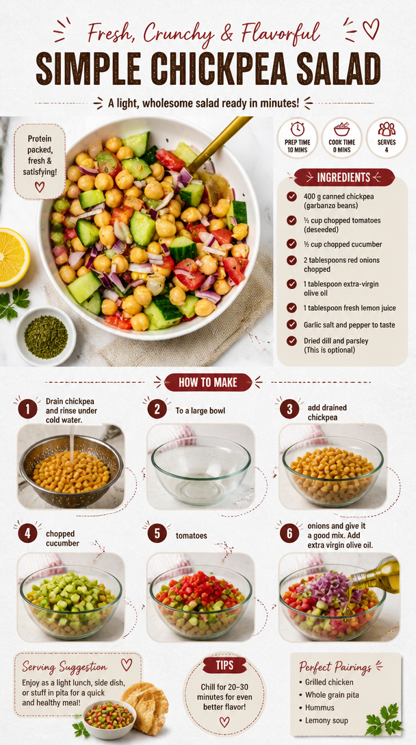 Simple Chickpea Salad