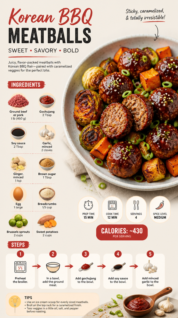 Korean BBQ Meatballs