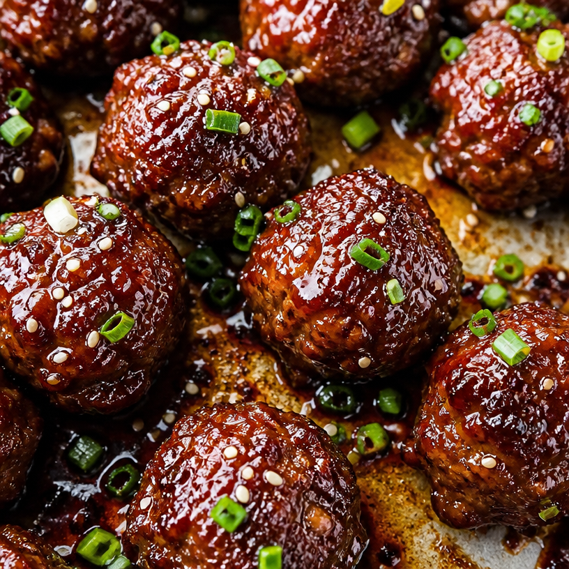 Korean BBQ Meatballs