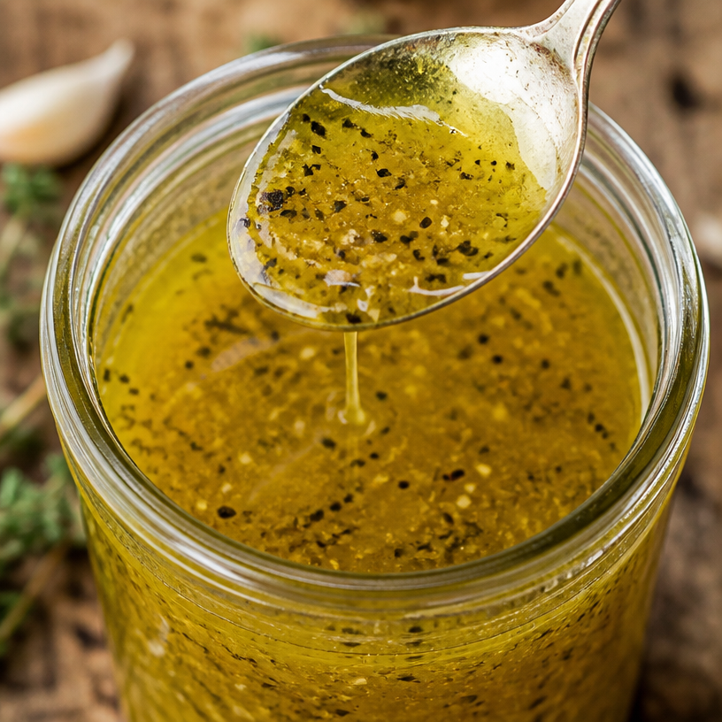 Homemade White Balsamic Vinaigrette