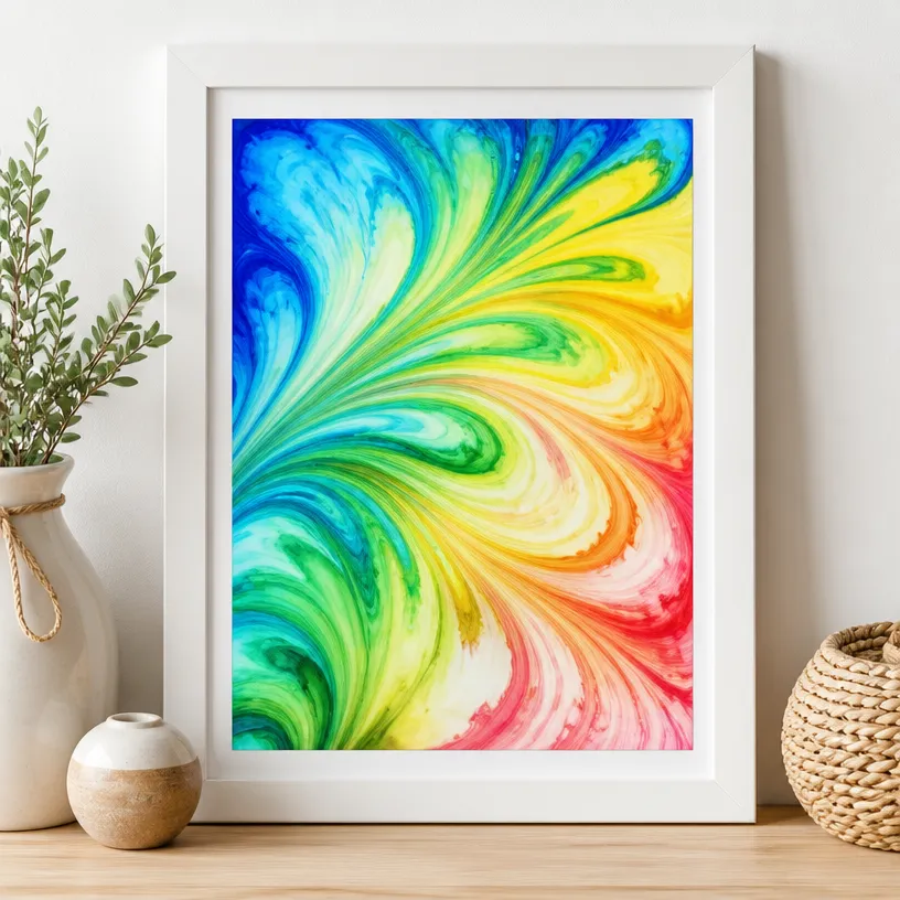 Rainbow Milk-Inspired Art Print for Modern Wall Decor 20 Vibrant Rainbow Milk-Inspired Art Print for Modern Wall Decor
