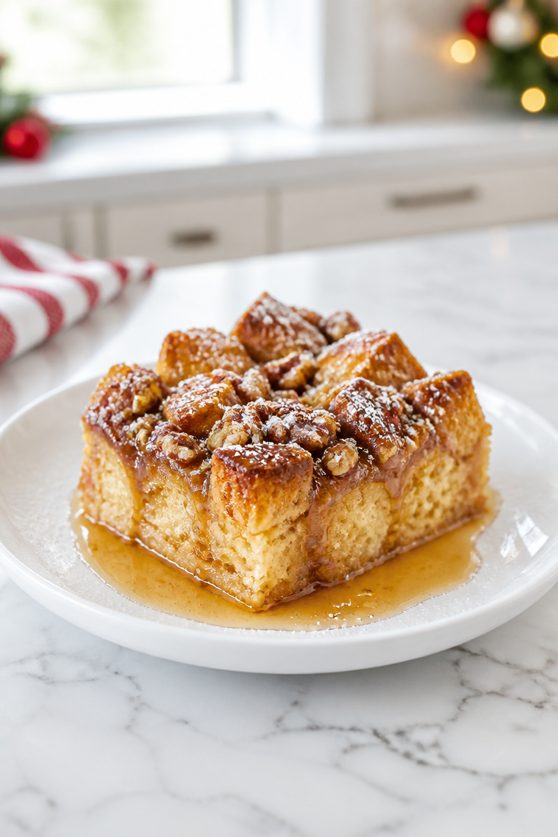Overnight Christmas French Toast Casserole
