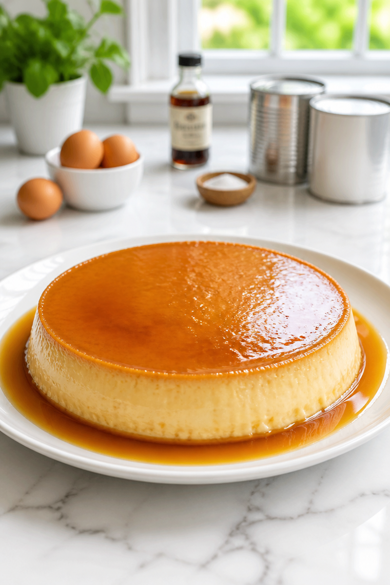 Classic Mexican Vanilla Flan Recipe