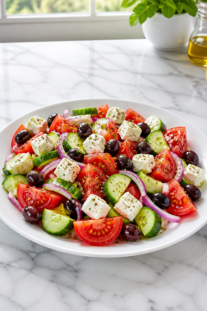 Fresh Classic Greek Salad Recipe