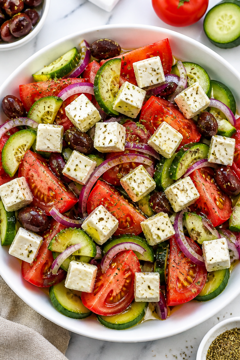 Fresh Classic Greek Salad Recipe