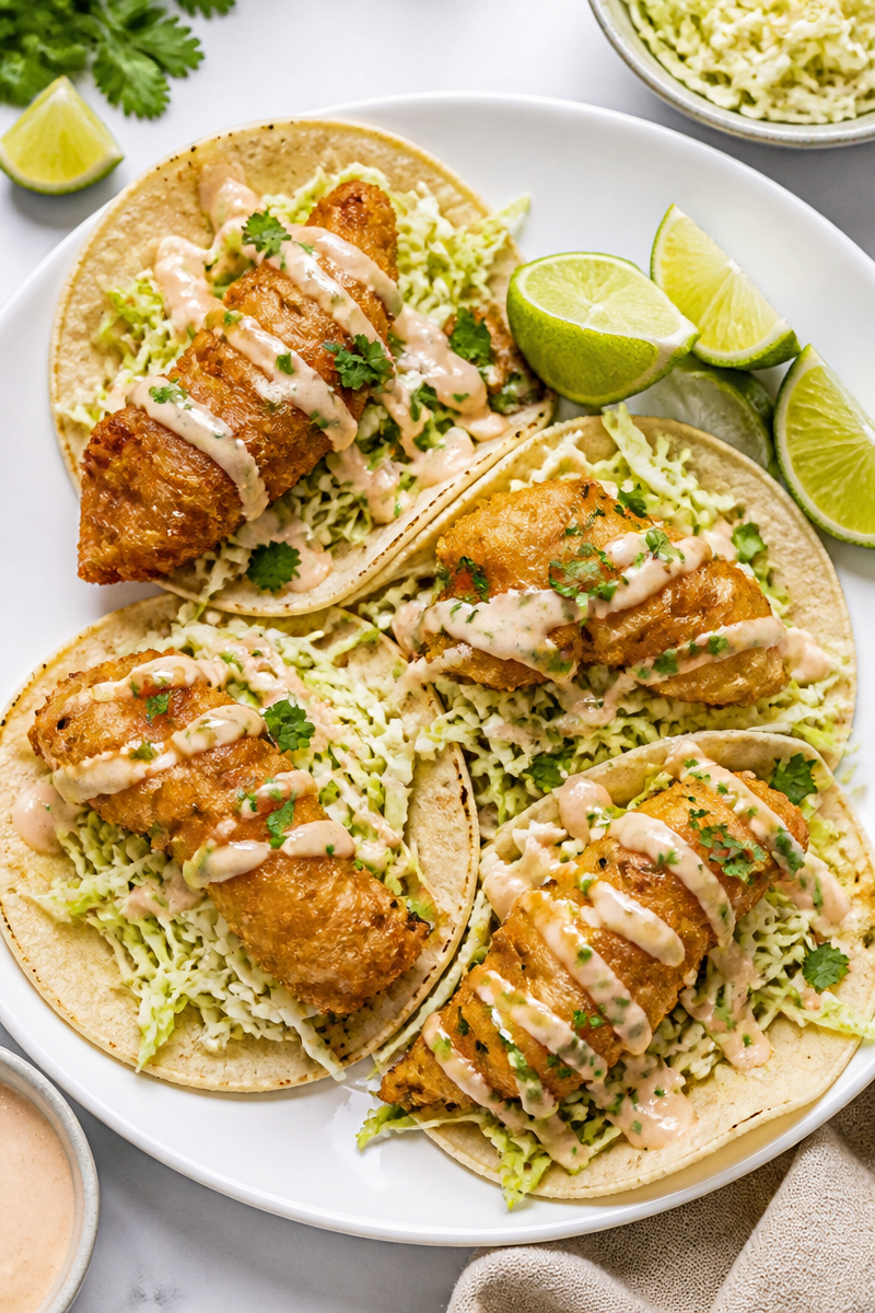 Crispy Baja-Style Fish Tacos Recipe