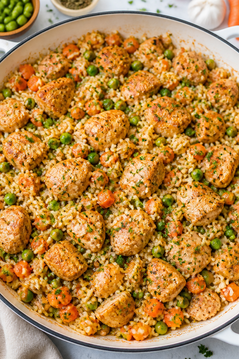 One-Pot Chicken and Rice Skillet
