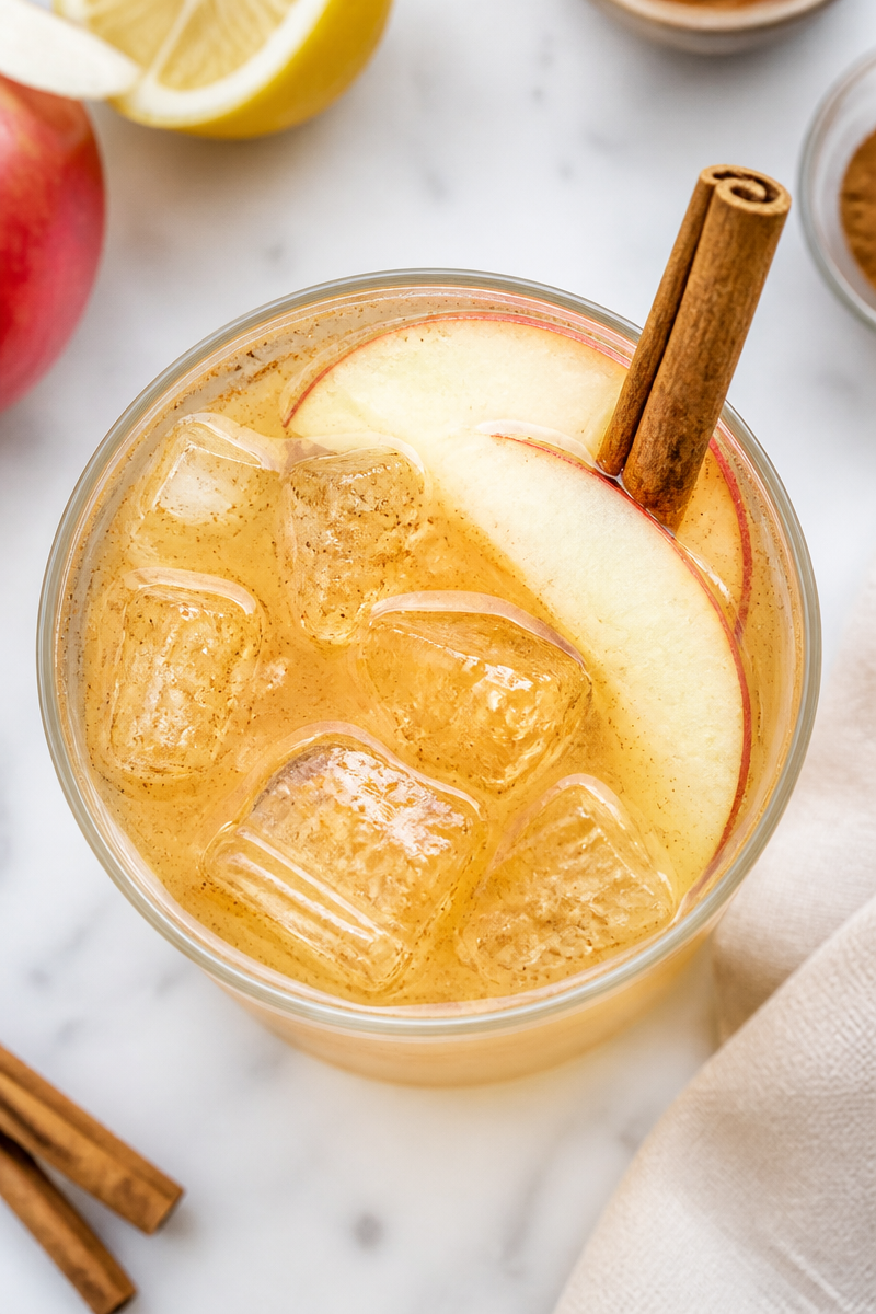 Spiced Apple Cider Vodka Cocktail
