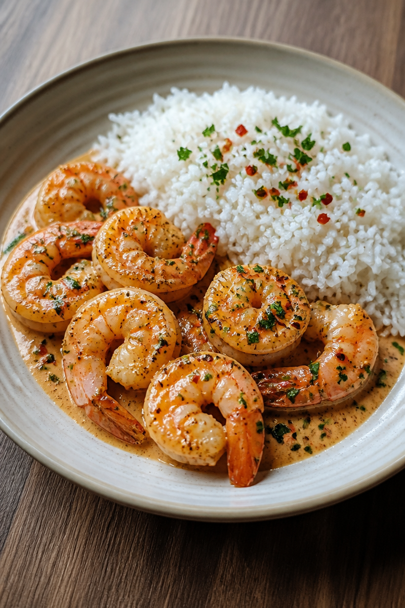 Easy Creamy Garlic Shrimp (15 Minutes)