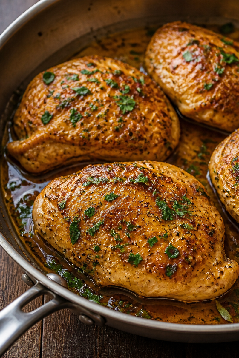 Garlic Butter Chicken | Healthy Dinner Recipes For Two