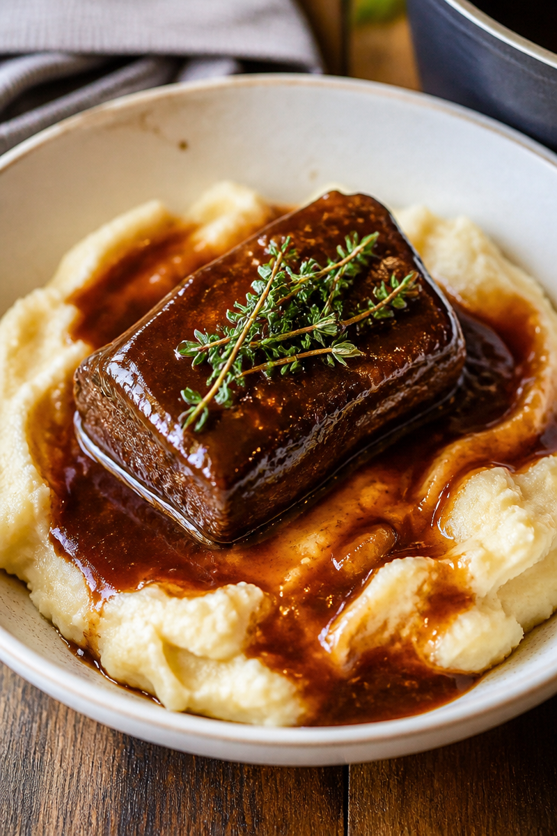 Red Wine Braised Short Ribs in Dutch Oven | Veronika's Kitchen