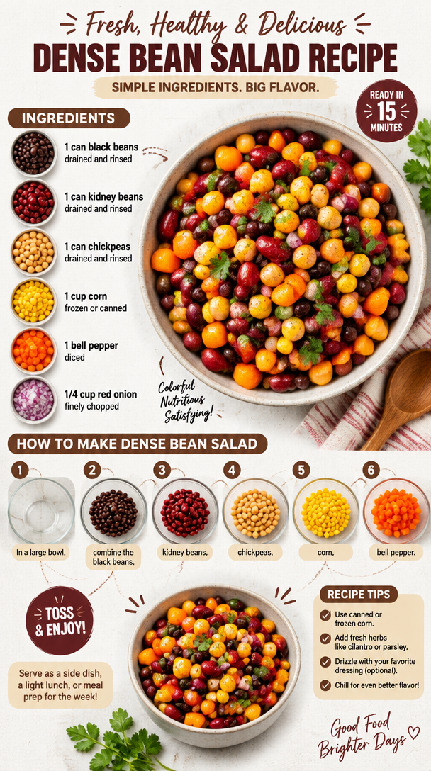 Dense Bean Salad Recipe