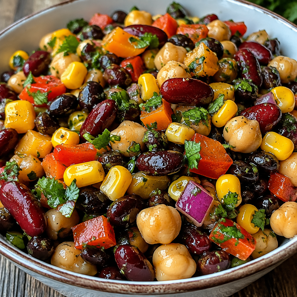 Dense Bean Salad Recipe