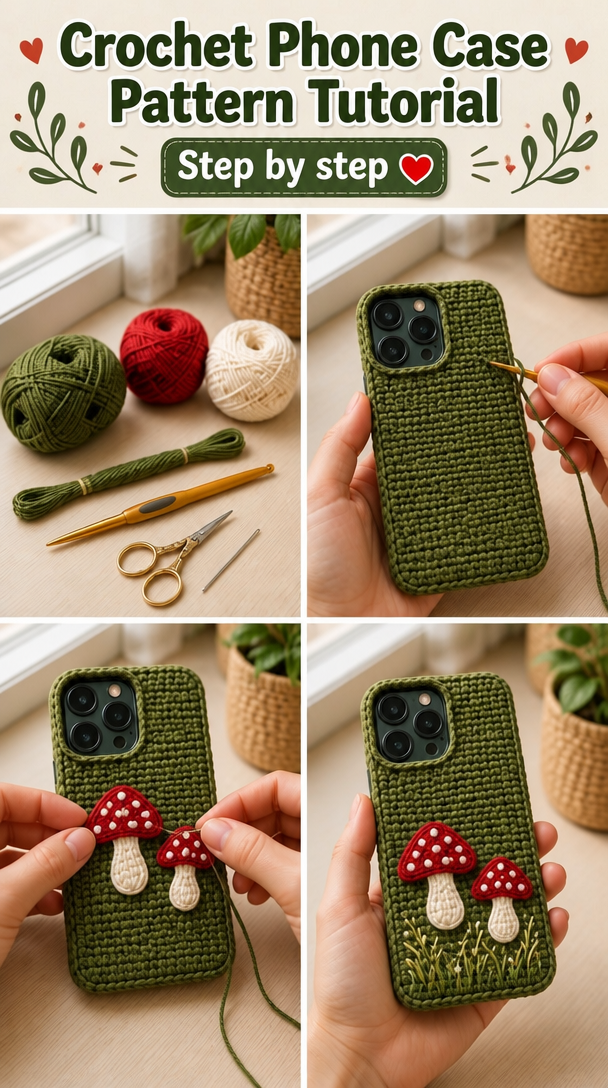 Crochet Phone Case Pattern Tutorial 5 Crochet Phone Case Pattern Tutorial